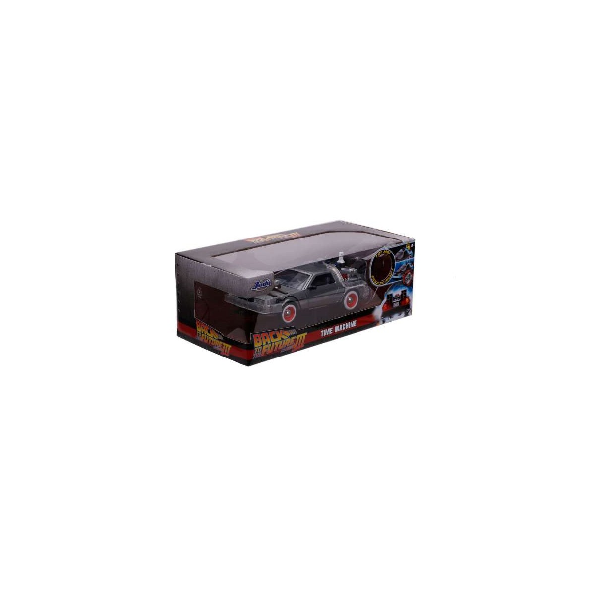 Jada Toys Back to the Future Part III - Delorean Hover Mode and Lights 1/24