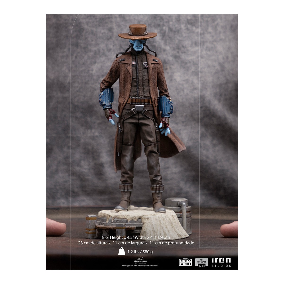 IRON STUDIOS - Cad Bane BDS Art Scale 1/10 - Star Wars The Book of Boba Fett