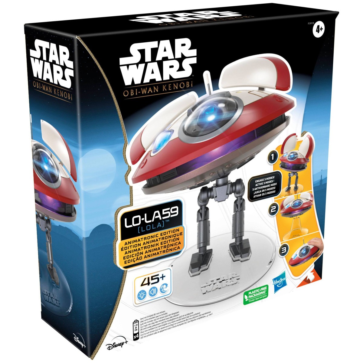 Hasbro Star Wars: Obi-Wan Kenobi figurine électronique LO-LA59 (Lola) Animatronic Edition 15 cm