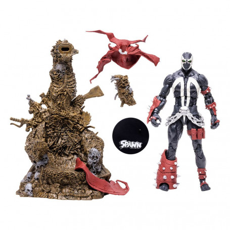 McFarlane Spawn Universe - Spawn Deluxe Set (On Throne) 1/12