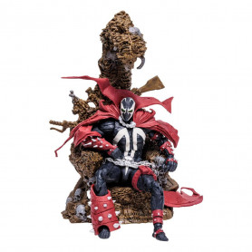 McFarlane Spawn Universe - Spawn Deluxe Set (On Throne) 1/12