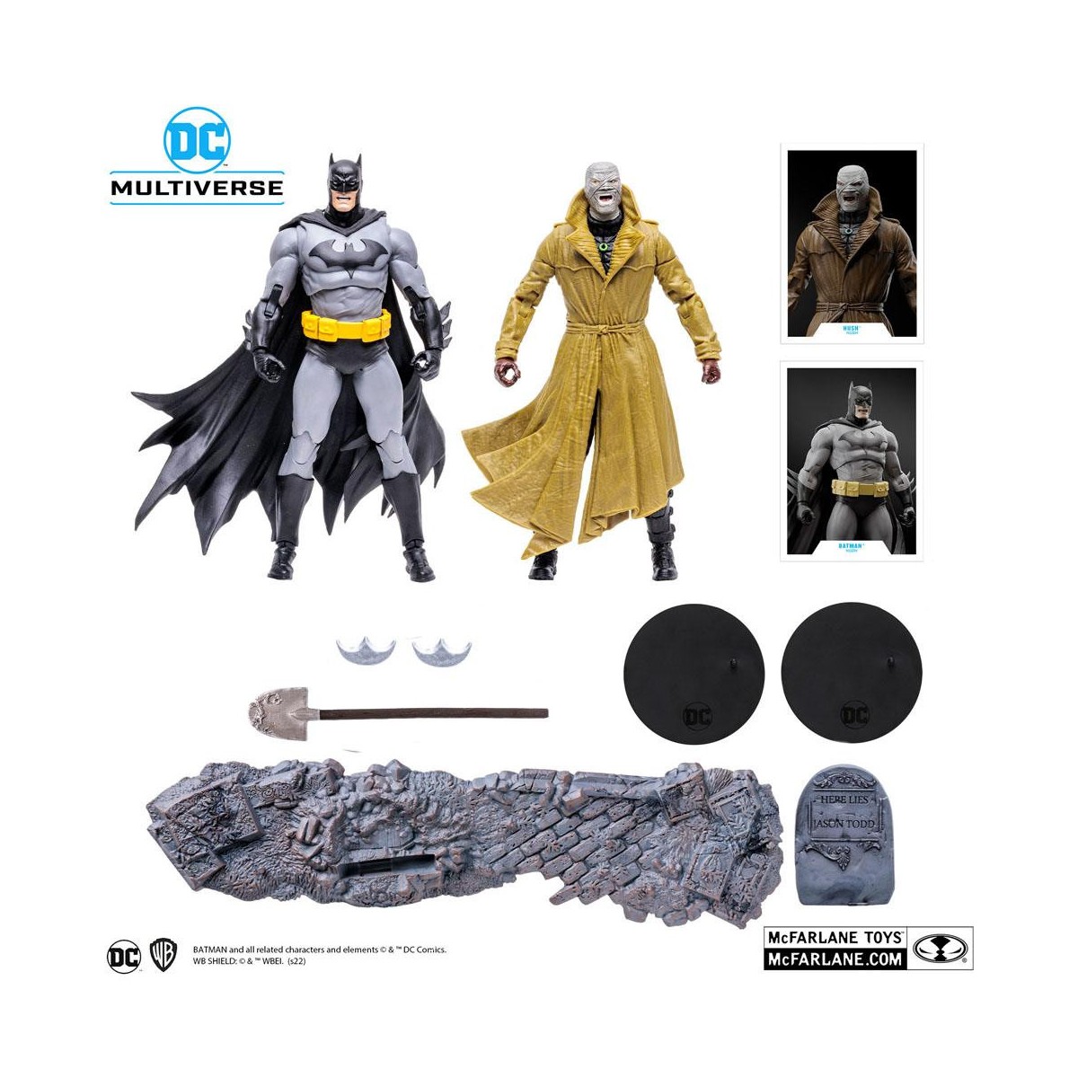 Mc Farlane - DC Multiverse - Sammlerstück Multipack Batman vs. Hush 1/12