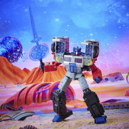 Hasbro - Transformers Legacy G2 - Laser Optimus Prime - Leader Class