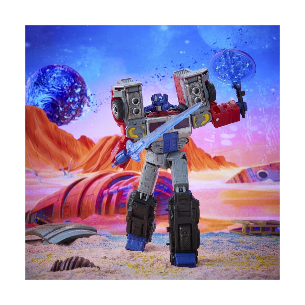 Hasbro - Transformers Legacy G2 - Laser Optimus Prime - Leader Class