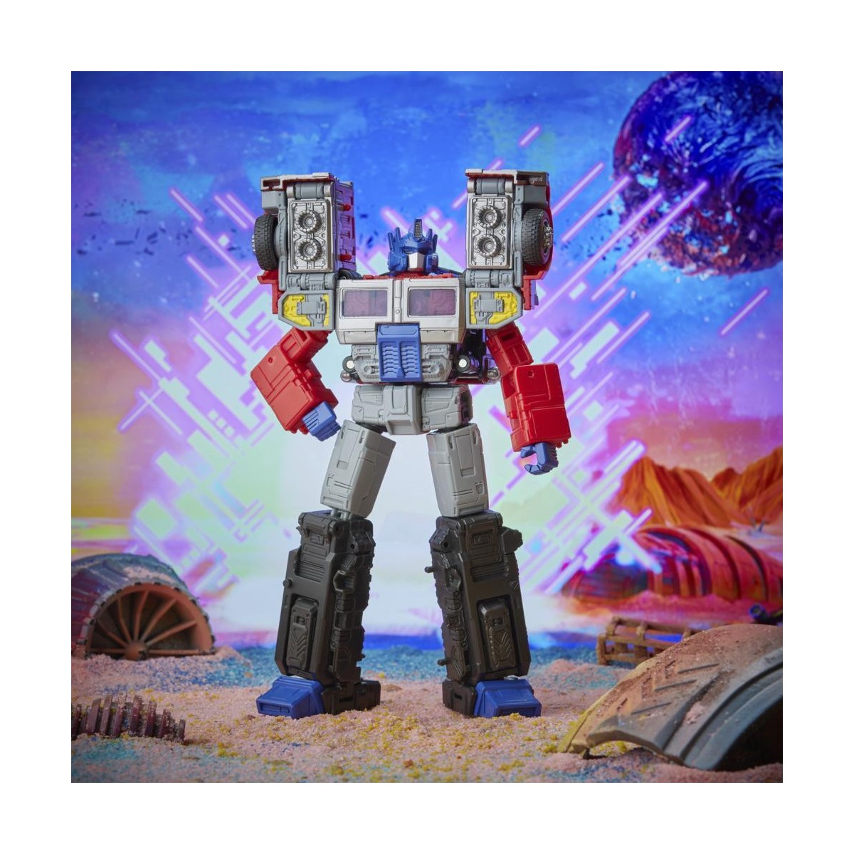Hasbro - Transformers Legacy G2 - Laser Optimus Prime - Leader Class