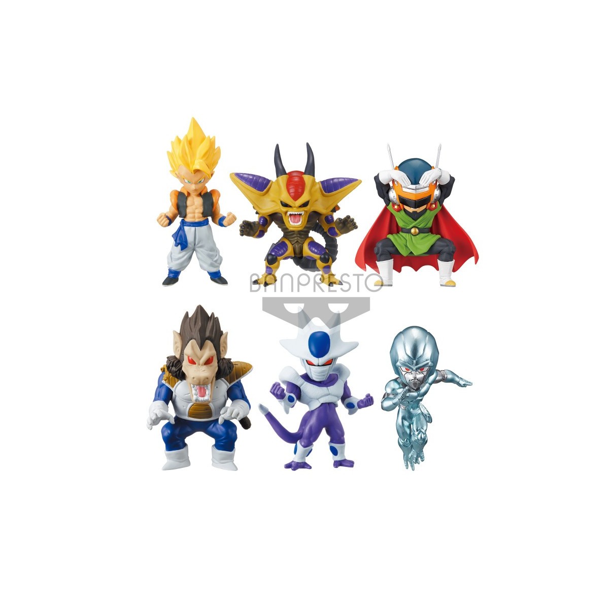 Banpresto Dragonball - WCF - TREASURE RALLY Vol.4 - Serie von 6 Figuren