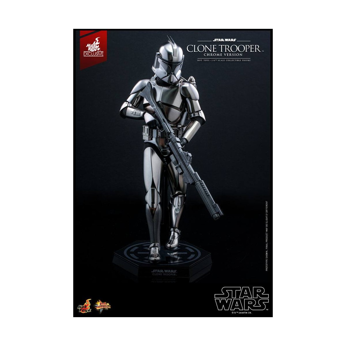 Hot toys Star Wars - Clone Trooper Chrome Version 1/6 2022 Convention Exclusive
