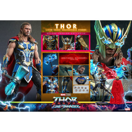 Hot Toys - THOR Deluxe Version - Thor: Love and Thunder Masterpiece Figurine 1/6 
