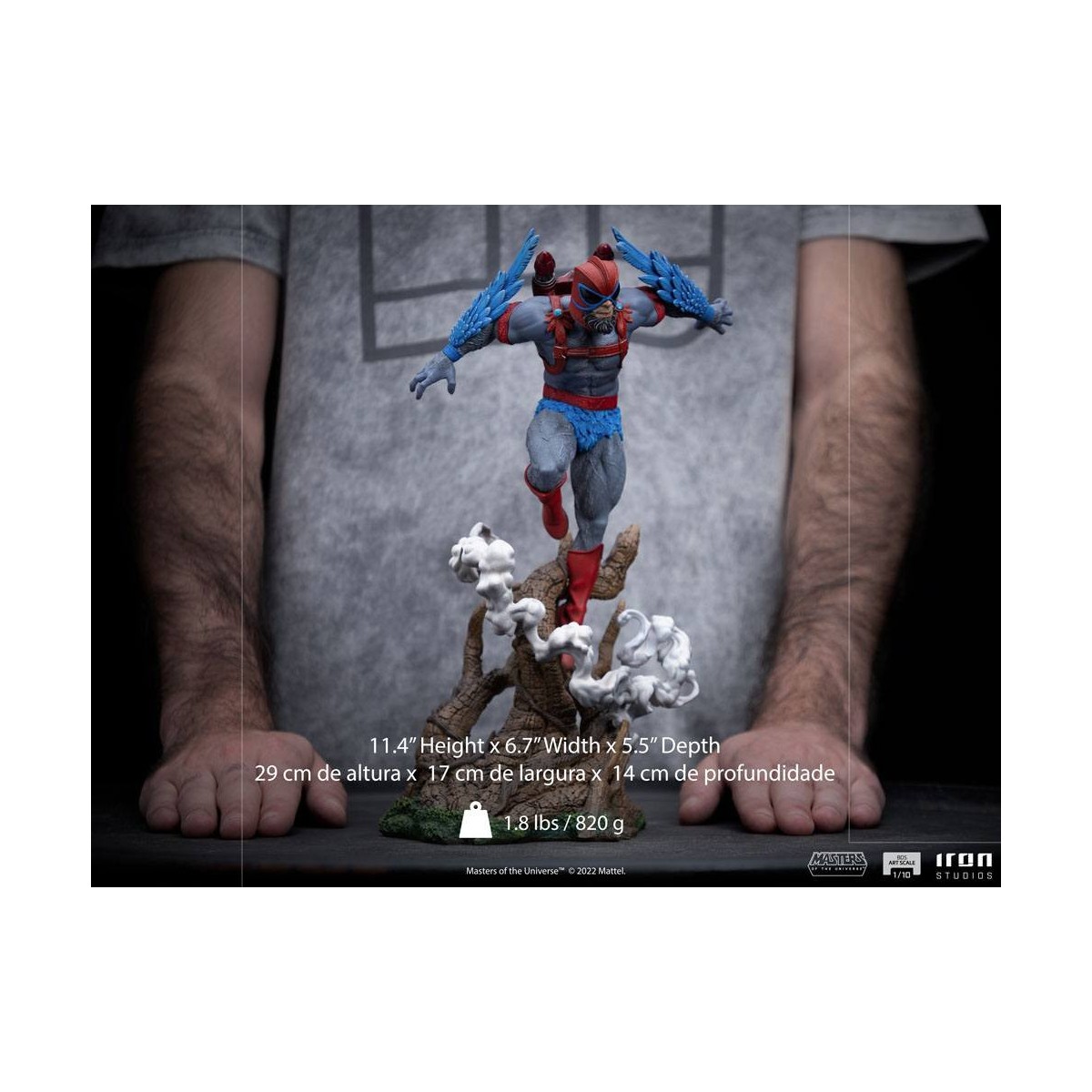 Iron Studios - BDS Art Scale 1/10 - Stratos - Masters of the Universe - Die Meister des Universums