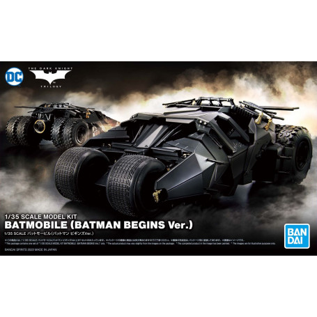 Bandai Batman Model Kit - BATMOBILE (BATMAN BEGINS Ver.) 1/35 SCALE MODEL KIT