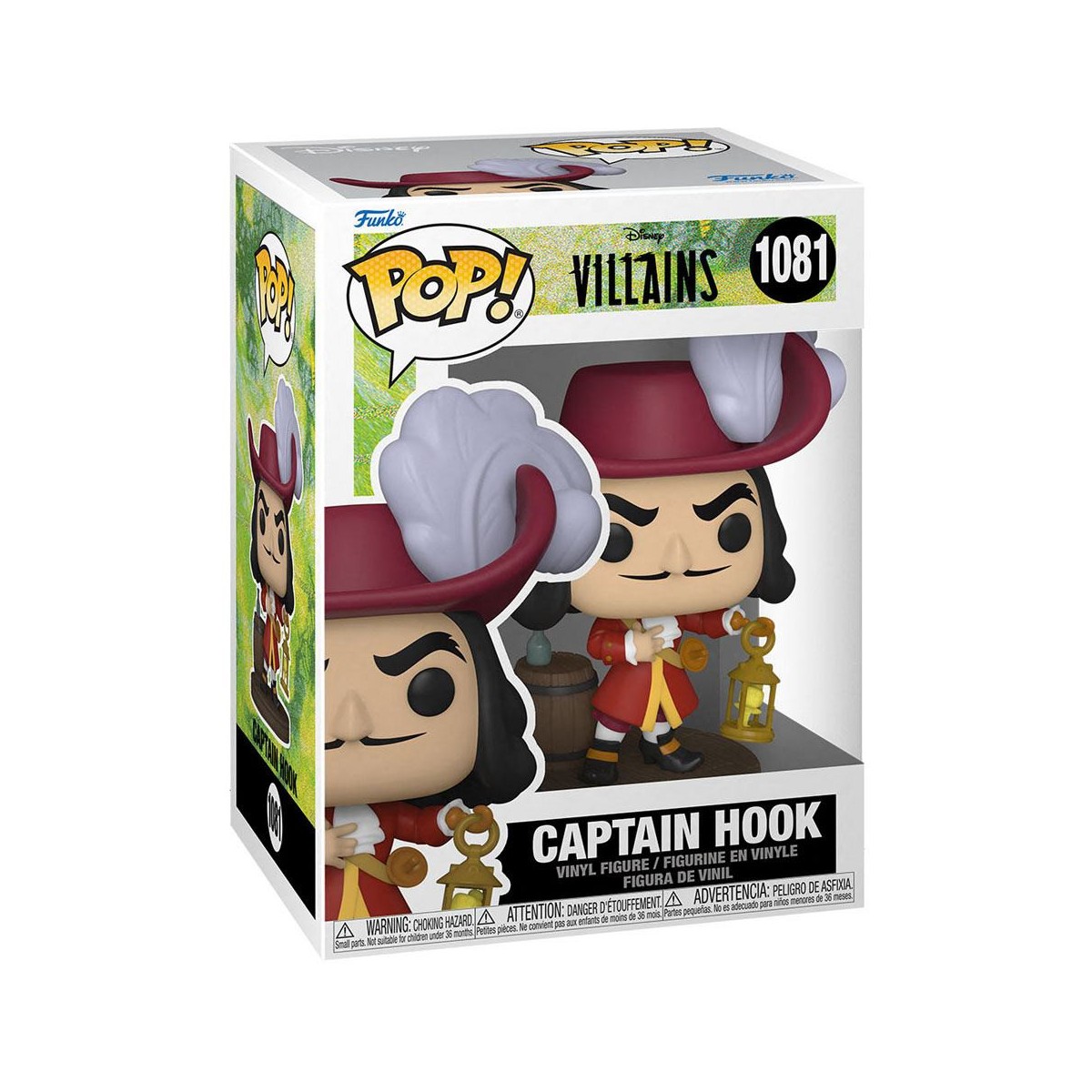 Funko POP! Villain 1081 - Disney CAPTAIN HOOK - CAPITAINE CROCHET - Peter Pan