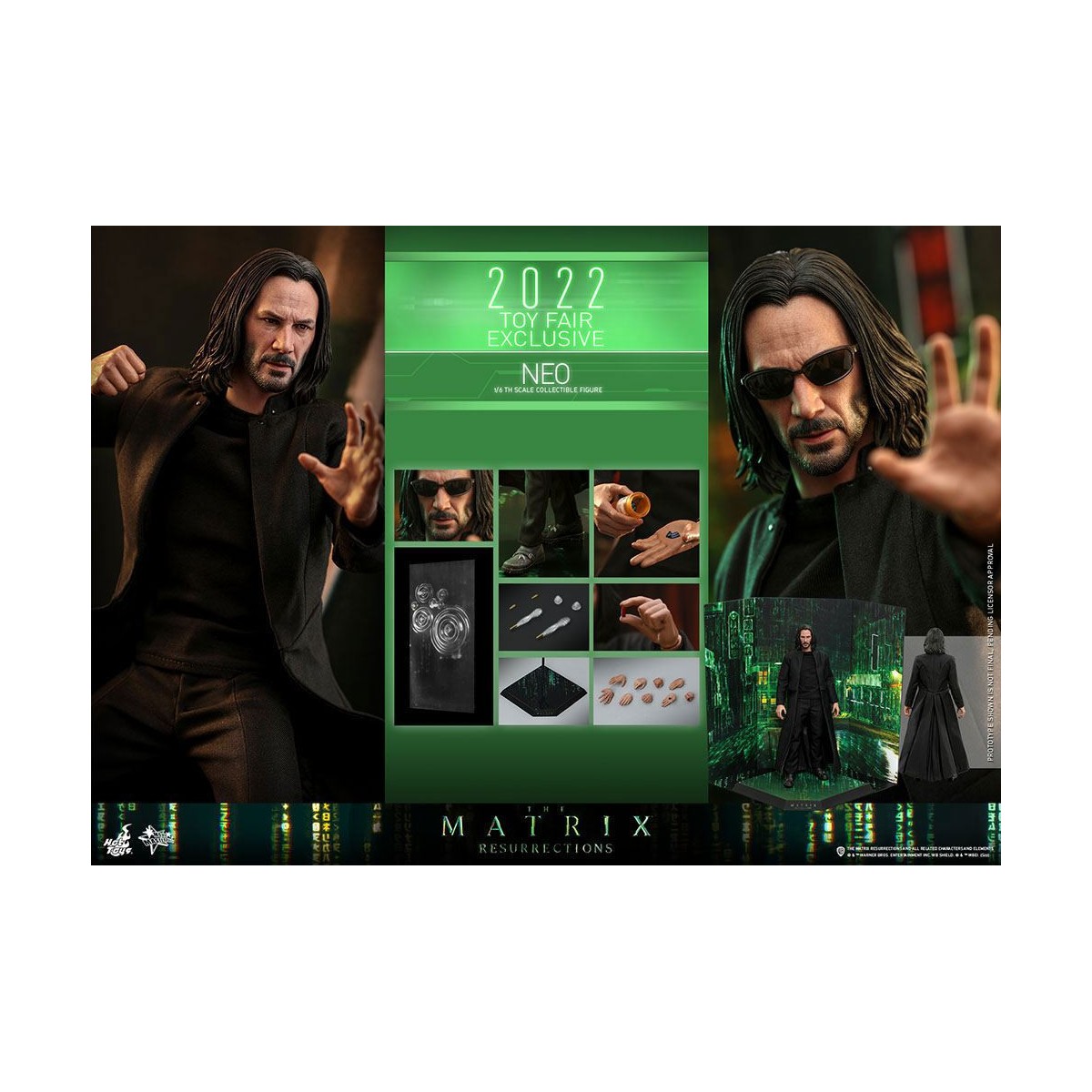 Hot Toys - The Matrix Resurrections Actionfigur 1/6 Neo Toy Fair Exclusive 2022