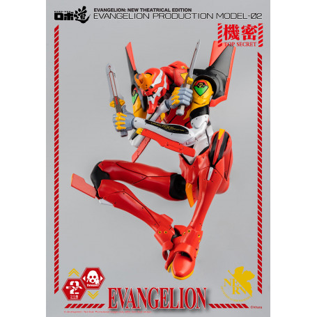 Three Zero - Evangelion Production Model-02 (EVA-02) - Evangelion: New Theatrical Edition Actionfigur Robo-Dou