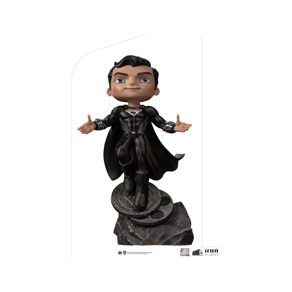 Iron Studios - Justice League Deluxe Superman Black - Mini Co.