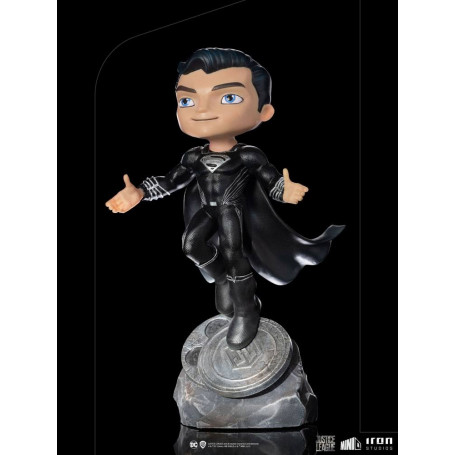 Iron Studios - Justice League Deluxe Superman Black - Mini Co.