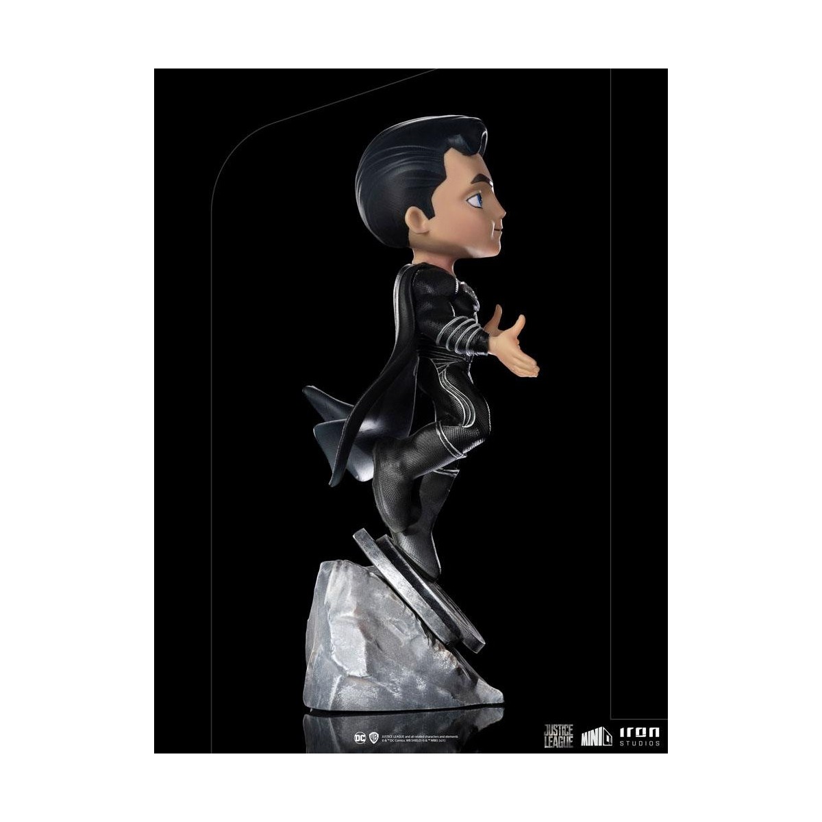 Iron Studios - Justice League Deluxe Superman Black - Mini Co.