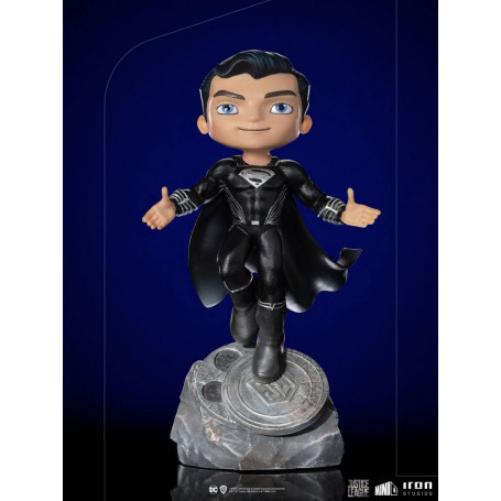 Iron Studios - Justice League Deluxe Superman Black - Mini Co.