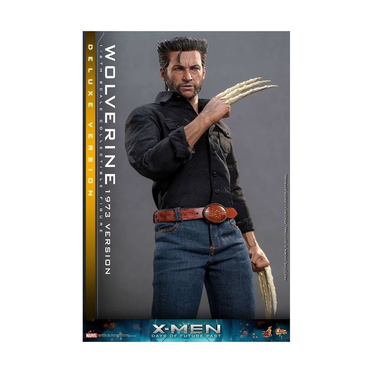 Hot Toys - Wolverine (1973 Version) Deluxe Version - X-Men Days of Future Past Figurine Movie Masterpiece 1/6