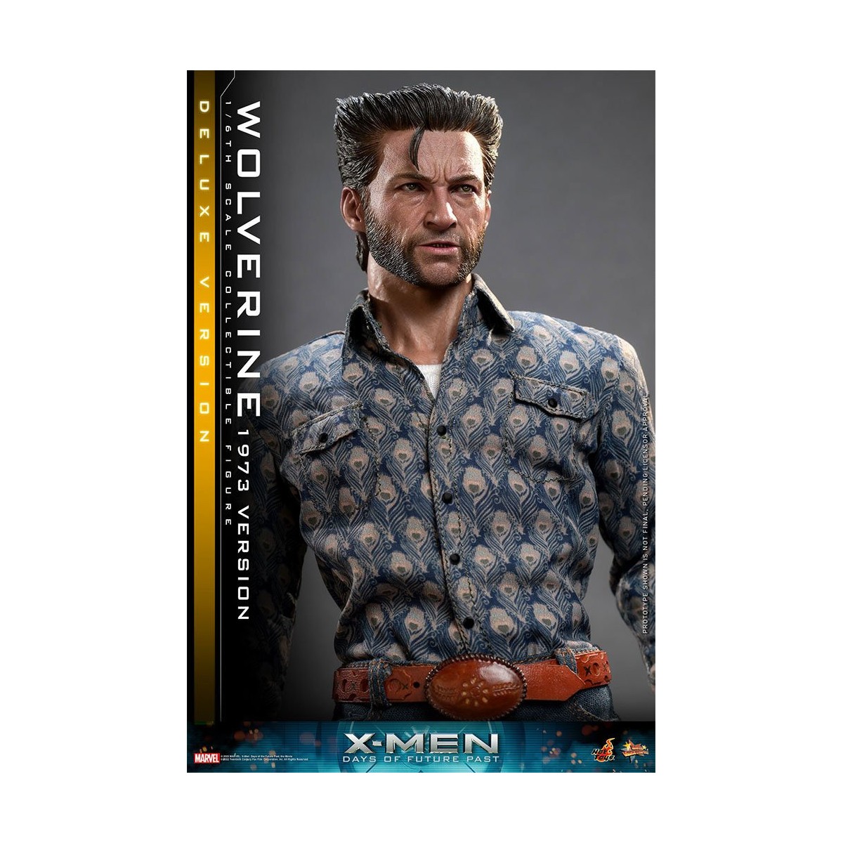 Hot Toys - Wolverine (1973 Version) Deluxe Version - X-Men Days of Future Past Figurine Movie Masterpiece 1/6
