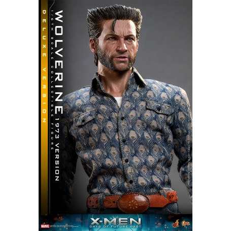 Hot Toys - Wolverine (1973 Version) Deluxe Version - X-Men Days of Future Past Figurine Movie Masterpiece 1/6