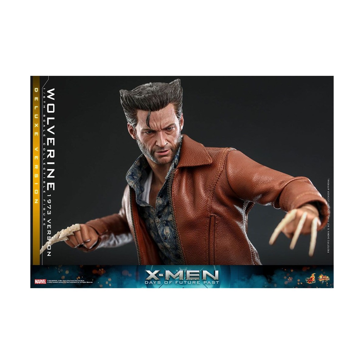 Hot Toys - Wolverine (1973 Version) Deluxe Version - X-Men Days of Future Past Figurine Movie Masterpiece 1/6