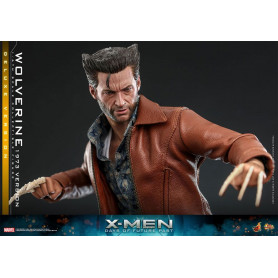 Hot Toys - Wolverine (1973 Version) Deluxe Version - X-Men Days of Future Past Figurine Movie Masterpiece 1/6
