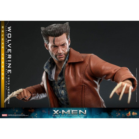 Hot Toys - Wolverine (1973 Version) Deluxe Version - X-Men Days of Future Past Figurine Movie Masterpiece 1/6