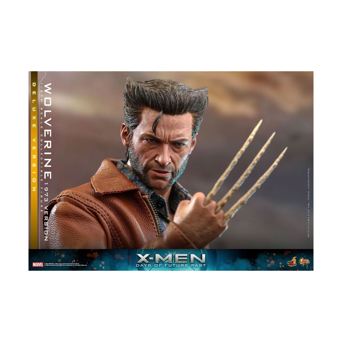 Hot Toys - Wolverine (1973 Version) Deluxe Version - X-Men Days of Future Past Figurine Movie Masterpiece 1/6
