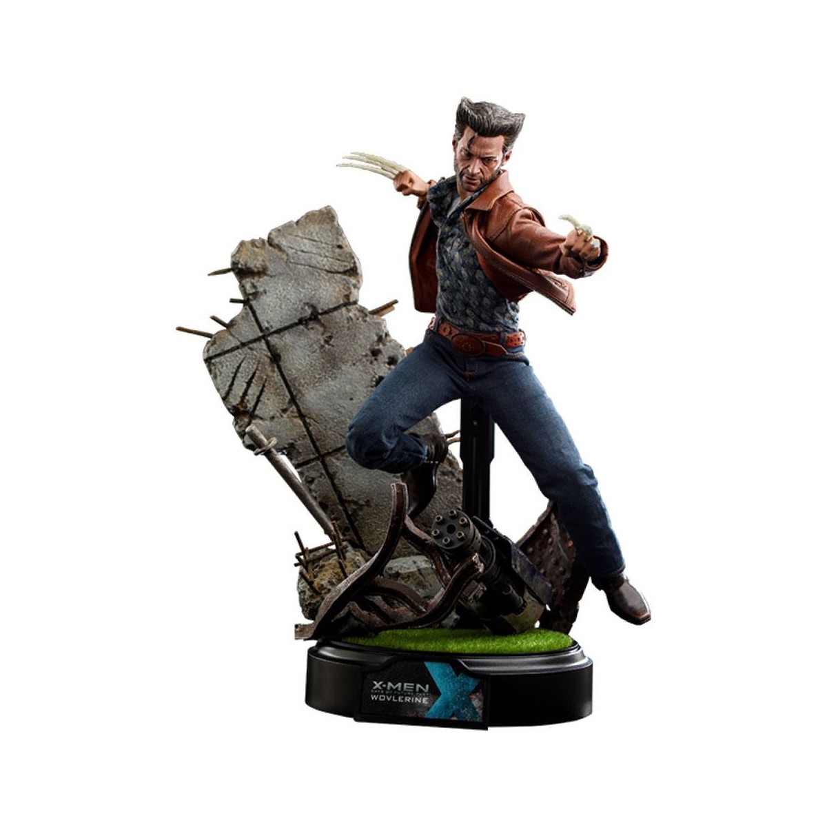Hot Toys - Wolverine (1973 Version) Deluxe Version - X-Men Days of Future Past Figurine Movie Masterpiece 1/6