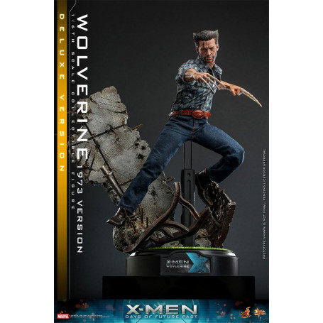 Hot Toys - Wolverine (1973 Version) Deluxe Version - X-Men Days of Future Past Figurine Movie Masterpiece 1/6