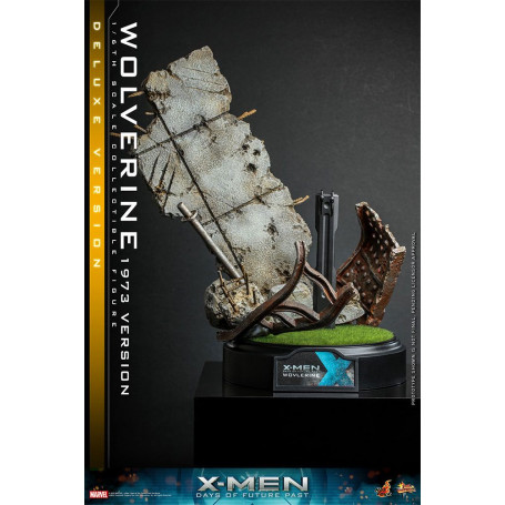 Hot Toys - Wolverine (1973 Version) Deluxe Version - X-Men Days of Future Past Figurine Movie Masterpiece 1/6