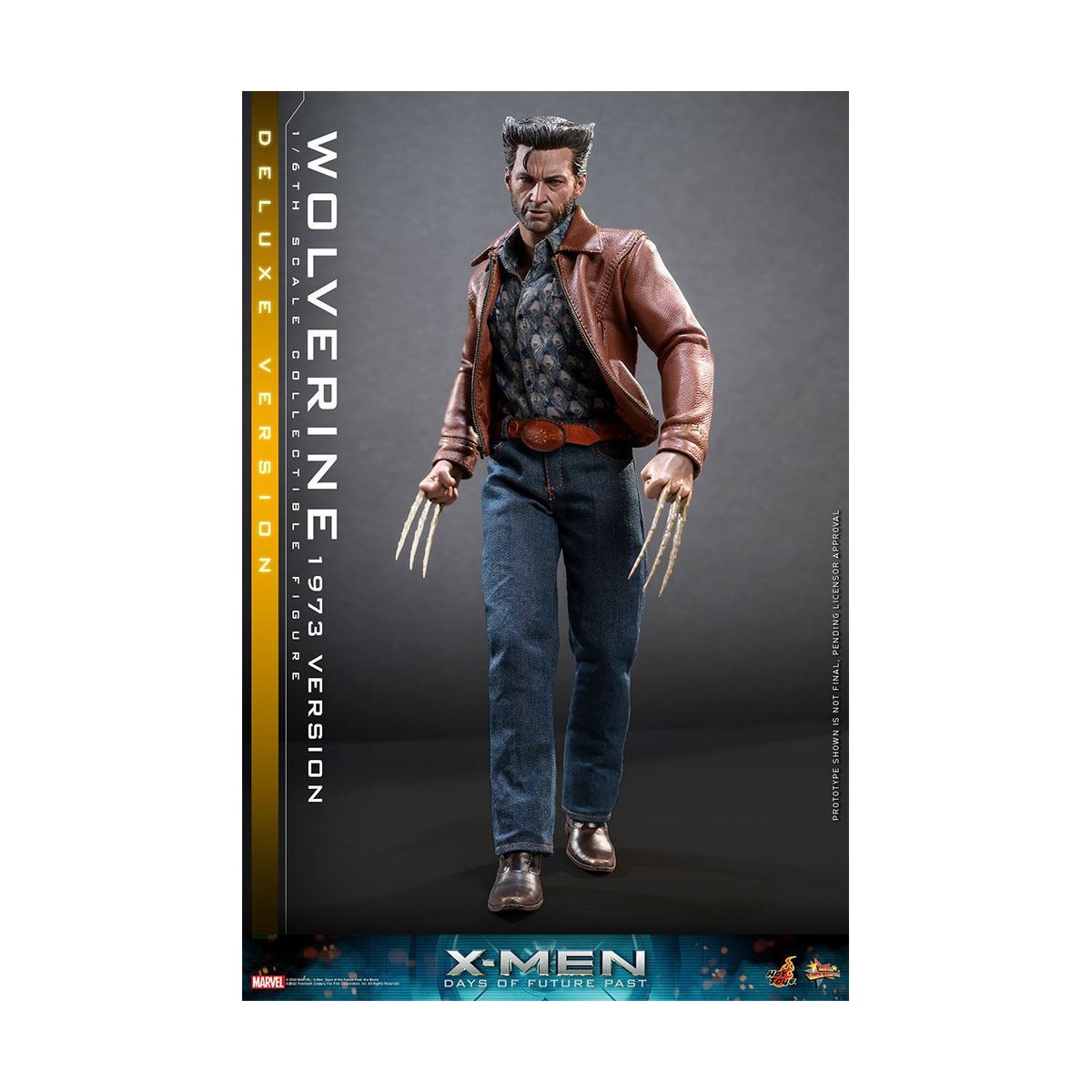 Hot Toys - Wolverine (1973 Version) Deluxe Version - X-Men Days of Future Past Figurine Movie Masterpiece 1/6