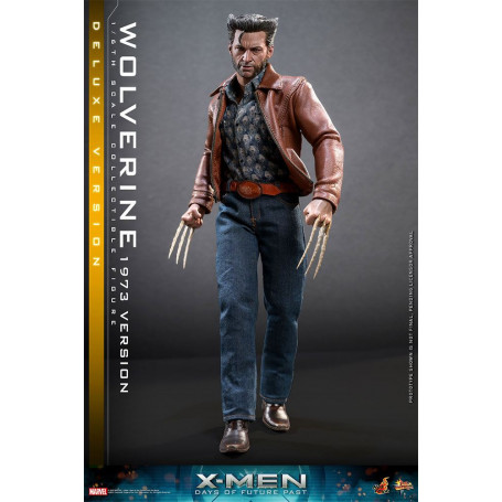 Hot Toys - Wolverine (1973 Version) Deluxe Version - X-Men Days of Future Past Figurine Movie Masterpiece 1/6