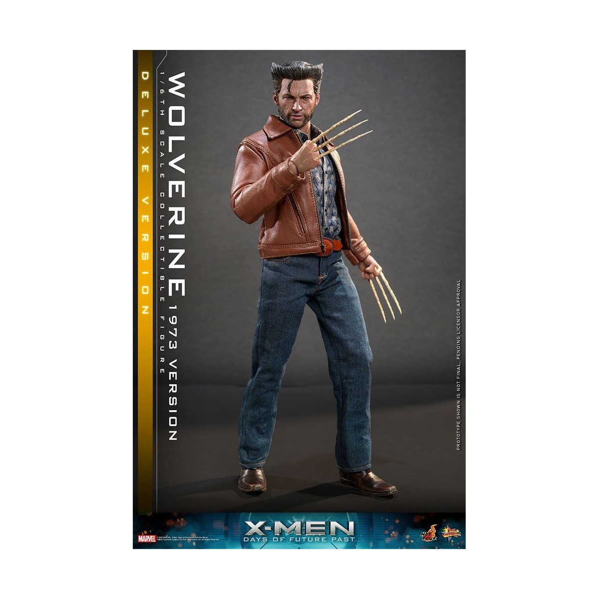 Hot Toys - Wolverine (1973 Version) Deluxe Version - X-Men Days of Future Past Figurine Movie Masterpiece 1/6