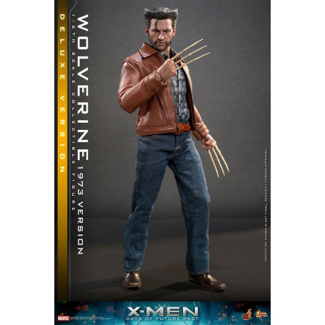 Hot Toys - Wolverine (1973 Version) Deluxe Version - X-Men Days of Future Past Figurine Movie Masterpiece 1/6