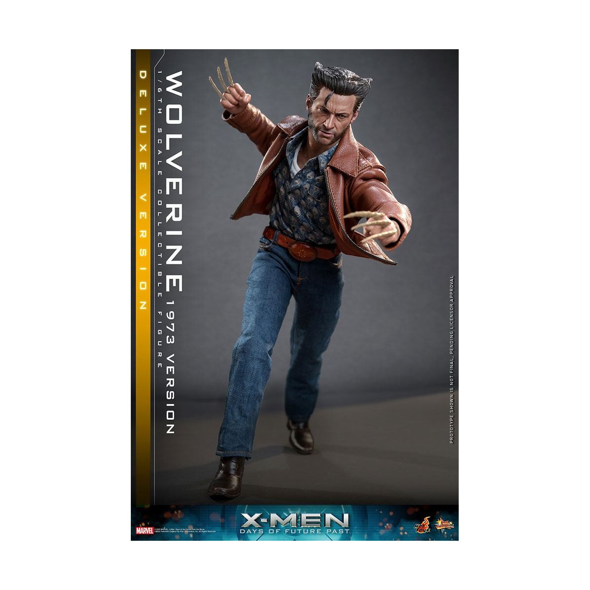 Hot Toys - Wolverine (1973 Version) Deluxe Version - X-Men Days of Future Past Figurine Movie Masterpiece 1/6