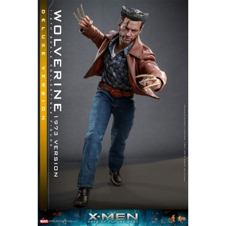 Hot Toys - Wolverine (1973 Version) Deluxe Version - X-Men Days of Future Past Figurine Movie Masterpiece 1/6