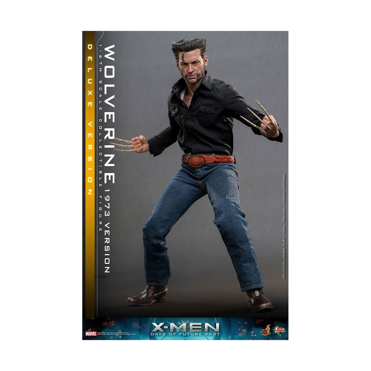 Hot Toys - Wolverine (1973 Version) Deluxe Version - X-Men Days of Future Past Figurine Movie Masterpiece 1/6