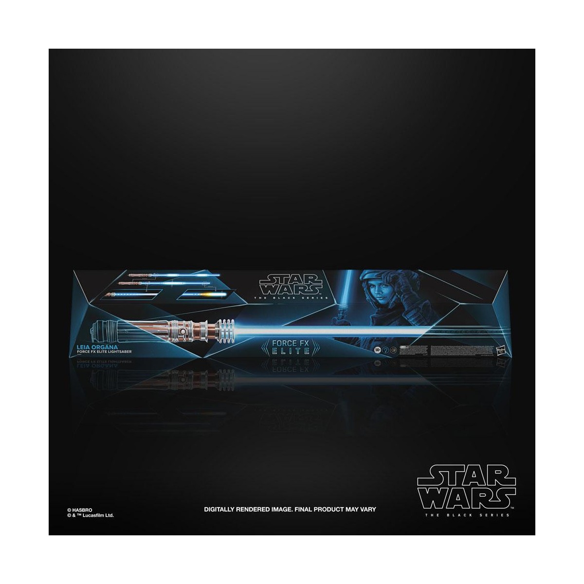 Hasbro - Laserschwert Leia Organa Force Fx Lightsaber - Black Serie Replica Elite