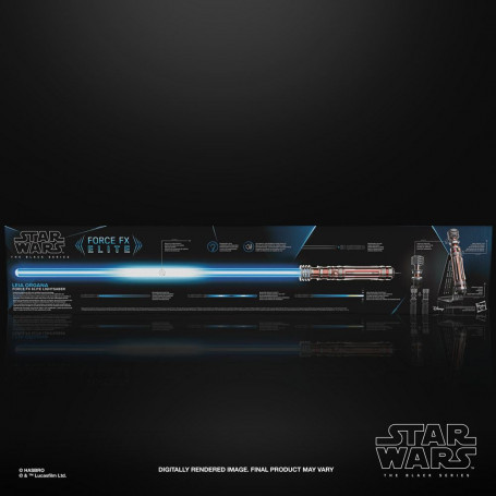 Hasbro - Laserschwert Leia Organa Force Fx Lightsaber - Black Serie Replica Elite