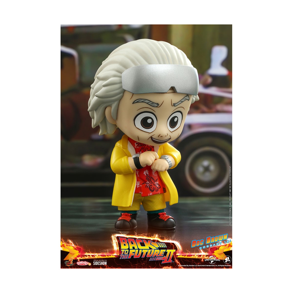 Hot Toys - Doc Brown - Cosbaby BTTF II - Zurück in die Zukunft II