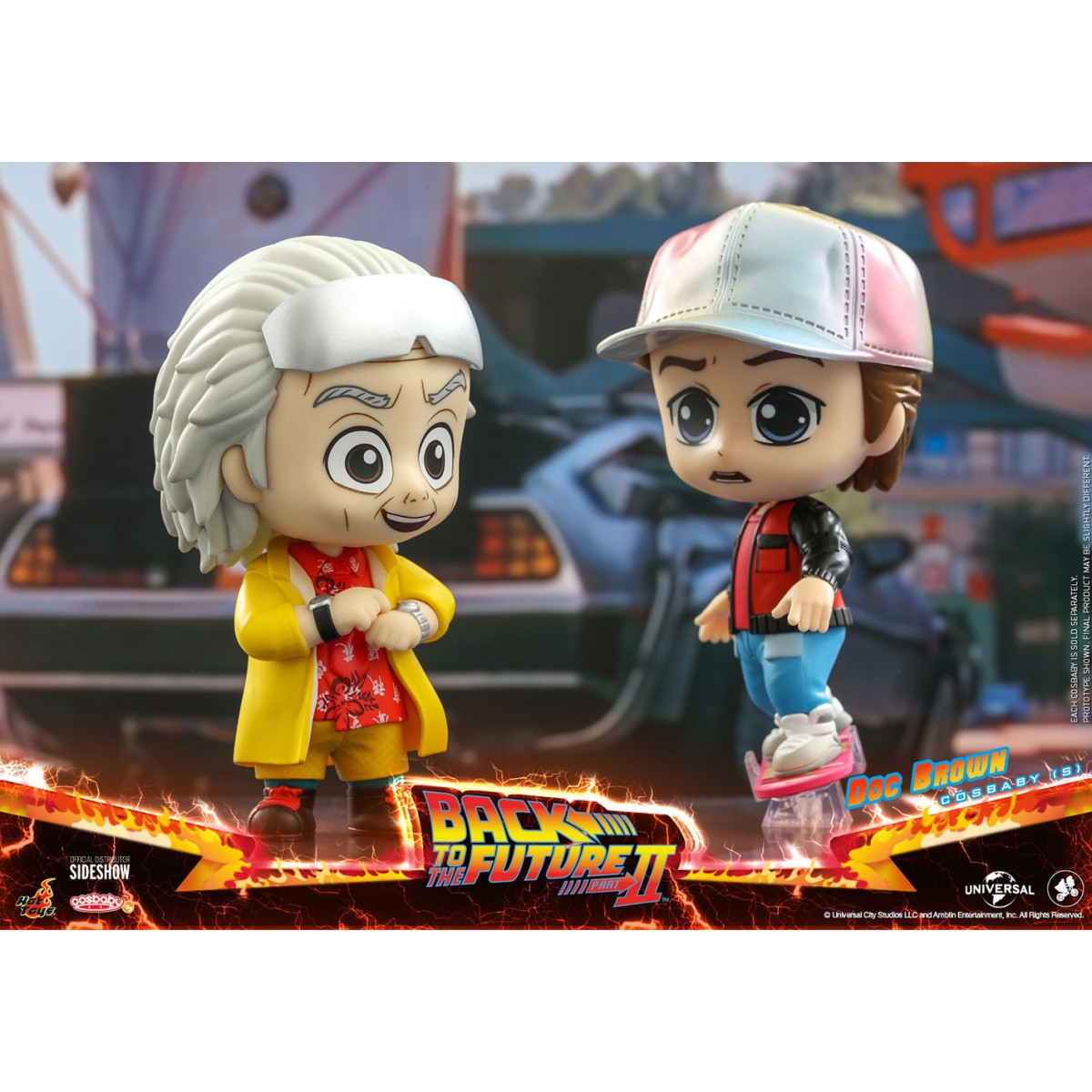Hot Toys - Doc Brown - Cosbaby BTTF II - Zurück in die Zukunft II