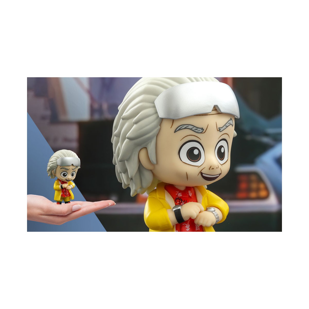 Hot Toys - Doc Brown - Cosbaby BTTF II - Zurück in die Zukunft II