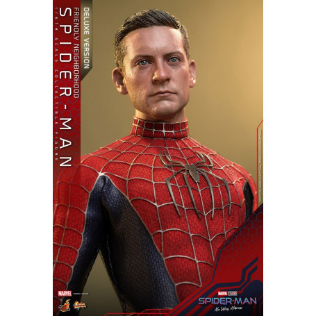 Hot Toys - Friendly Neighborhood Spider-Man (Deluxe Version) - Marvel's Spider-Man: No Way Home Figurine Movie Masterpiece 1/6