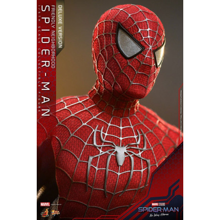 Hot Toys - Friendly Neighborhood Spider-Man (Deluxe Version) - Marvel's Spider-Man: No Way Home Figurine Movie Masterpiece 1/6