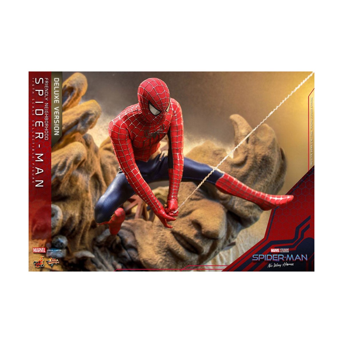 Hot Toys - Friendly Neighborhood Spider-Man (Deluxe Version) - Marvel's Spider-Man: No Way Home Figurine Movie Masterpiece 1/6