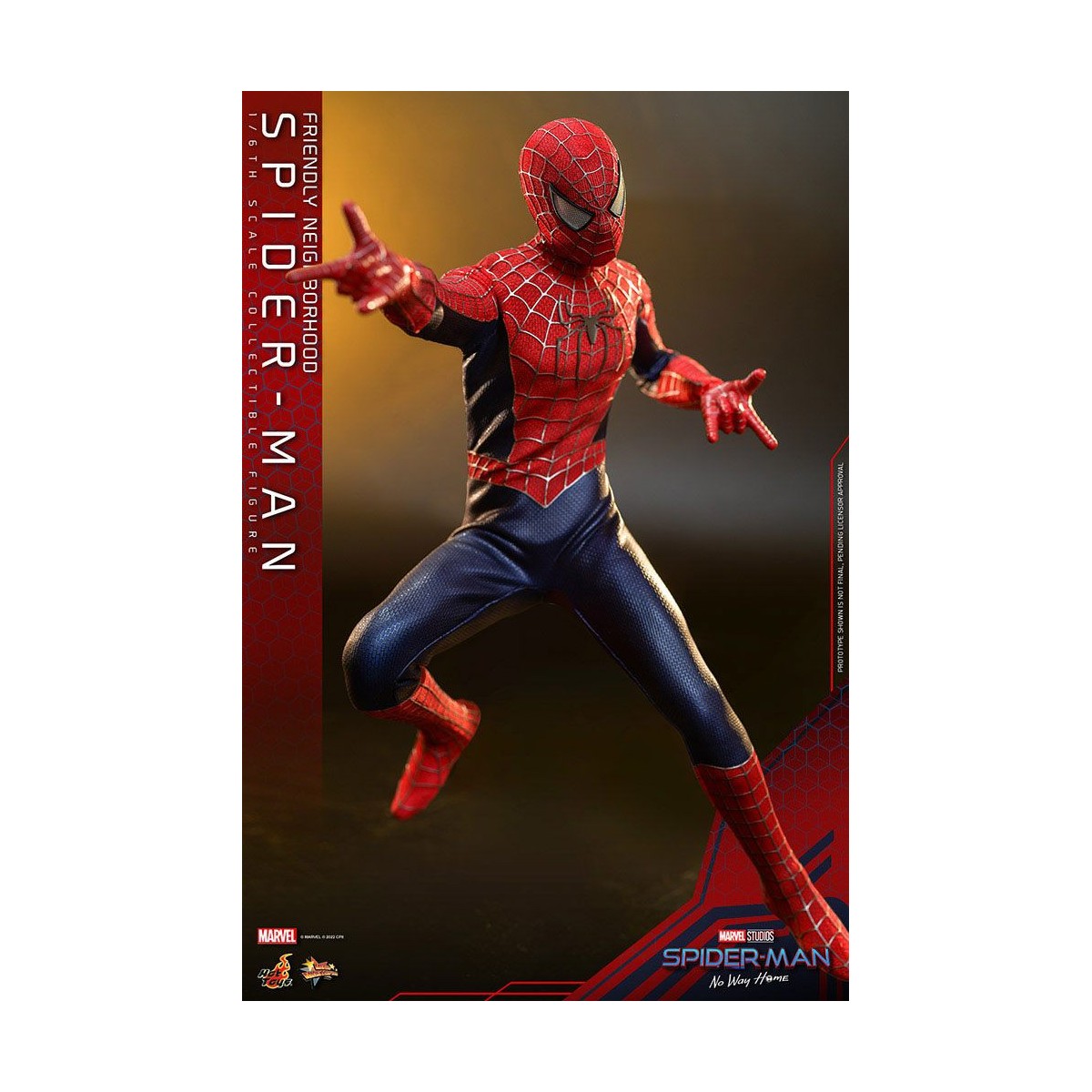 Hot Toys - Friendly Neighborhood Spider-Man - Marvel's Spider-Man: No Way Home Action Figure Movie Masterpiece 1/6
