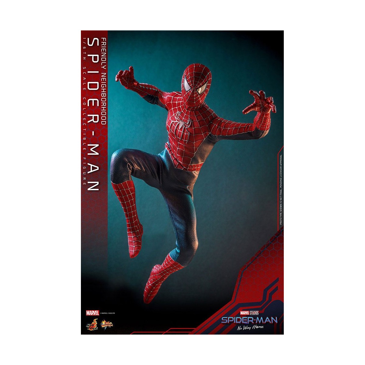 Hot Toys - Friendly Neighborhood Spider-Man - Marvel's Spider-Man: No Way Home Action Figure Movie Masterpiece 1/6