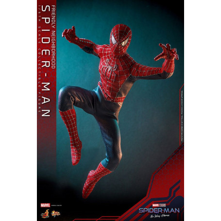 Hot Toys - Friendly Neighborhood Spider-Man - Marvel's Spider-Man: No Way Home Action Figure Movie Masterpiece 1/6