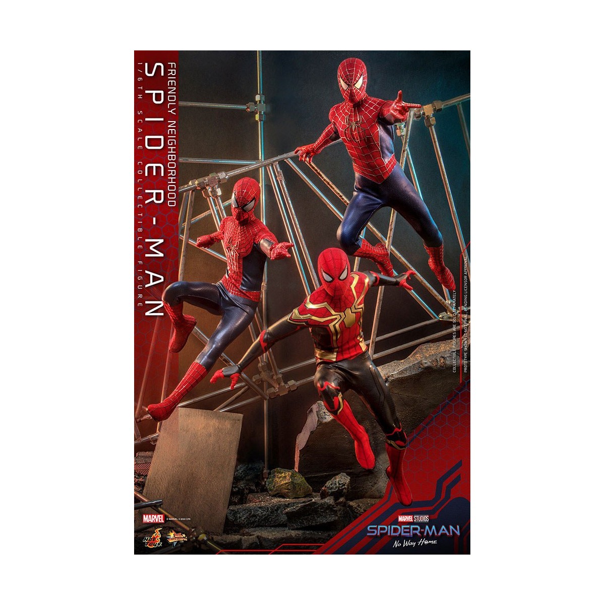 Hot Toys - Friendly Neighborhood Spider-Man - Marvel's Spider-Man: No Way Home Action Figure Movie Masterpiece 1/6
